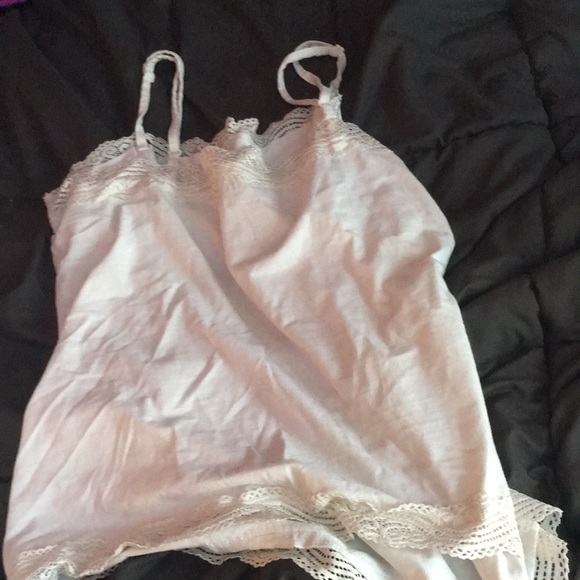 white lace tank top - Picture 3 of 4